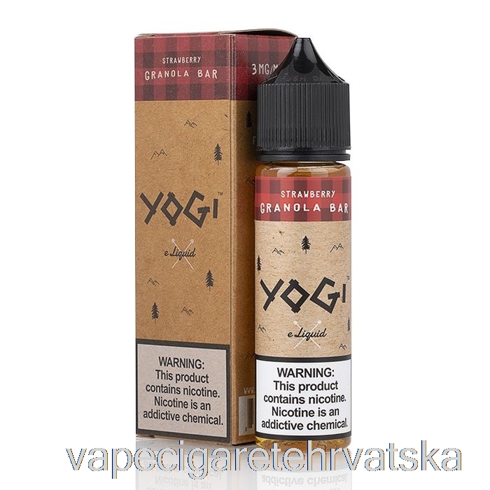 Vape Cigarete Jagoda Granola Bar - Yogi E-tekućina - 60 Ml 6 Mg